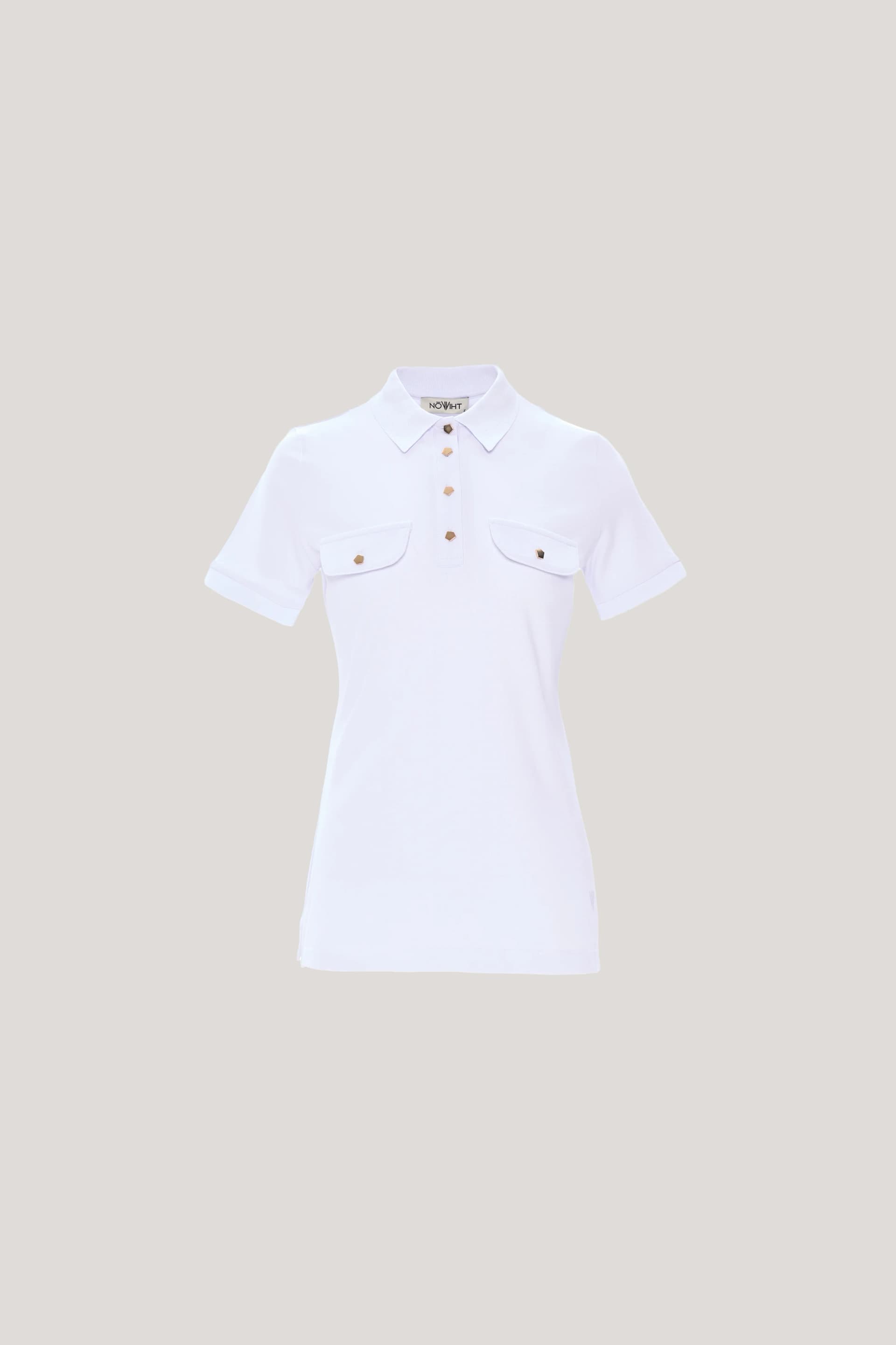 NOWIHT Adrienne - Pocket Fitted Polo Shirt - Women's Premium Polo Shirt